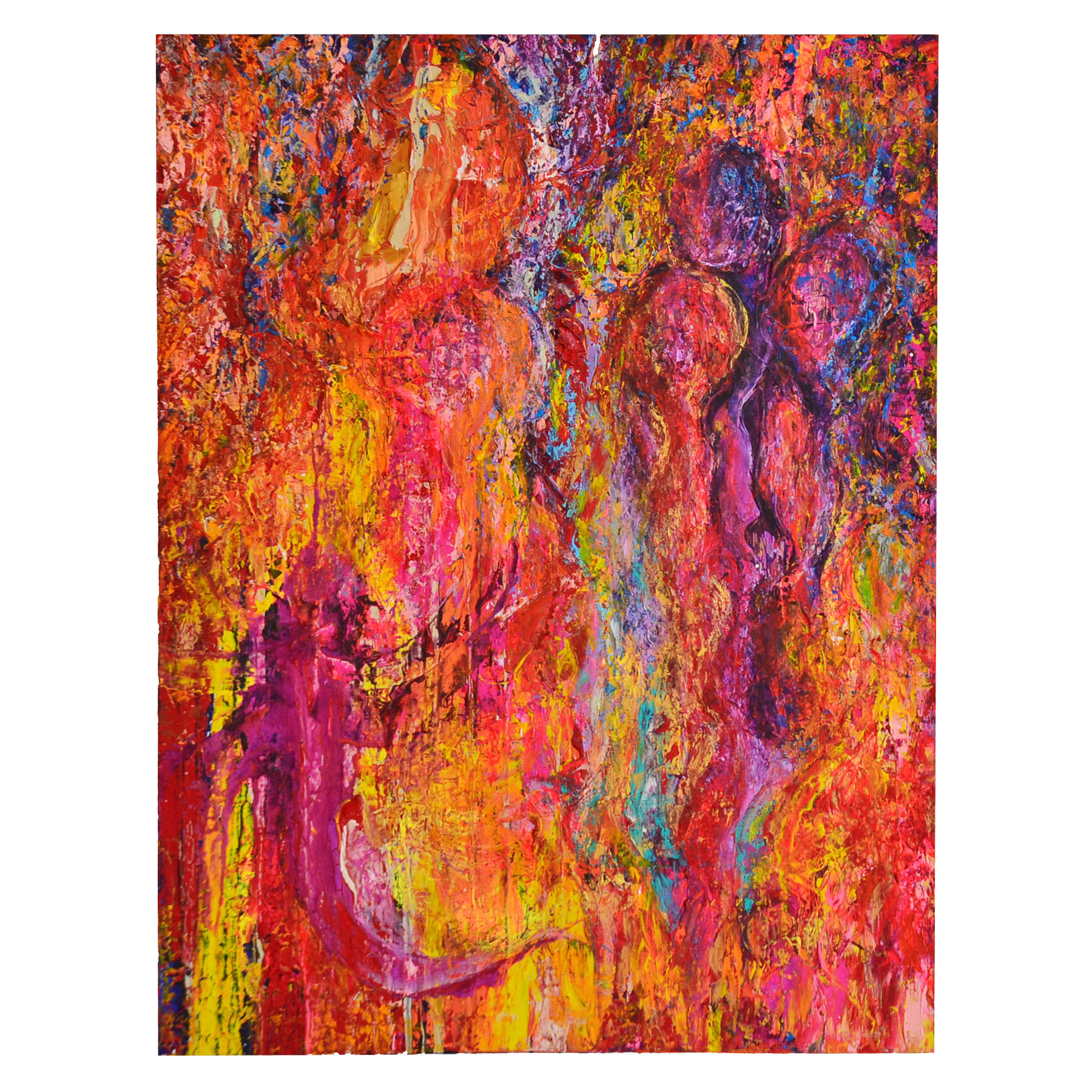 Spirit Dance | 40 x 30 | Acrylic on  canvas | <b>SOLD</b>